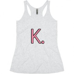 Ladies Slim Fit Super Soft Racerback Triblend Tank