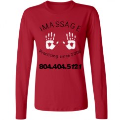 Ladies Relaxed Fit Basic Long Sleeve Tee