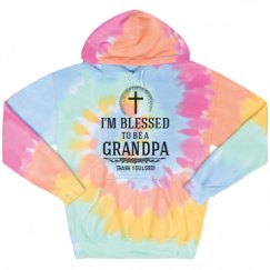 Unisex Tie-Dye Fleece Hoodie