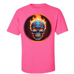 Unisex Ultra Cotton Safety Neon Crewneck Tee