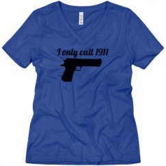 Ladies Relaxed Fit V-Neck Tee