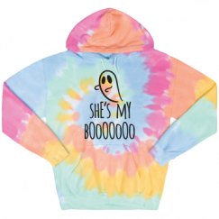 Unisex Tie-Dye Fleece Hoodie