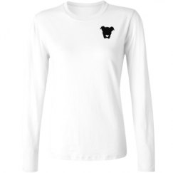 Ladies Relaxed Fit Basic Long Sleeve Tee