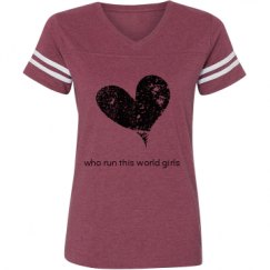 Ladies Relaxed Fit Vintage Sports Tee