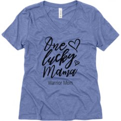 Ladies Relaxed Fit Super Soft Triblend V-Neck Tee