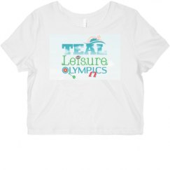 Ladies Slim Fit Crop Top Tee
