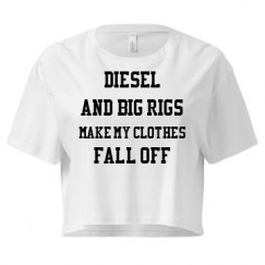 Ladies Festival Cali Crop Top Tee