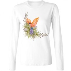 Ladies Relaxed Fit Basic Long Sleeve Tee