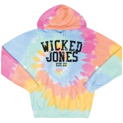Unisex Tie-Dye Fleece Hoodie