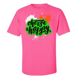 Unisex Ultra Cotton Safety Neon Crewneck Tee
