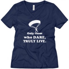 Ladies Relaxed Fit V-Neck Tee