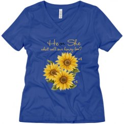 Ladies Relaxed Fit V-Neck Tee