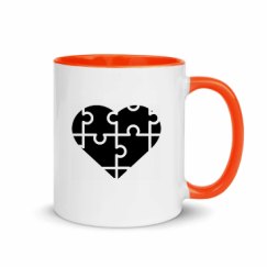 11oz Ceramic Mug with Color Inside