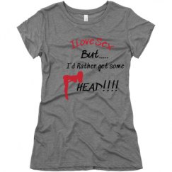 Ladies Slim Fit Super Soft Triblend Tee