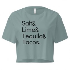 Ladies Festival Cali Crop Top Tee