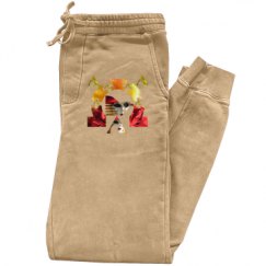 Pigment-Dyed Fleece Pants