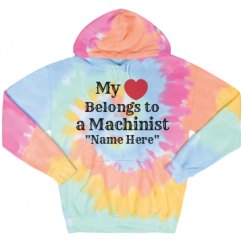 Unisex Tie-Dye Fleece Hoodie