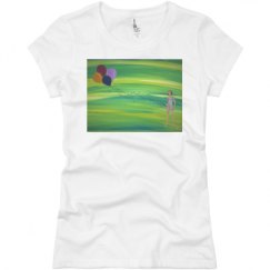 Ladies Slim Fit Basic Promo Jersey Tee