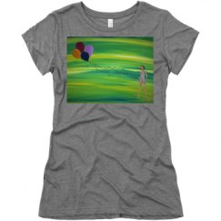 Ladies Slim Fit Super Soft Triblend Tee