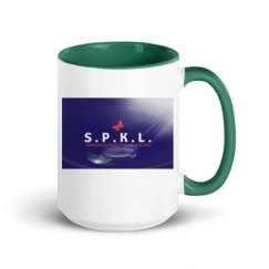 15oz Ceramic Mug with Color Inside