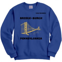 Unisex Film and Foil Crewneck Sweatshirt