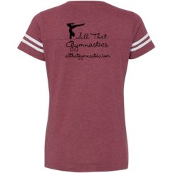 Ladies Relaxed Fit Vintage Sports Tee
