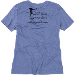 Ladies Relaxed Fit Super Soft Triblend V-Neck Tee