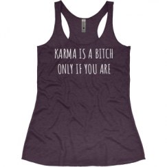 Ladies Slim Fit Super Soft Racerback Triblend Tank