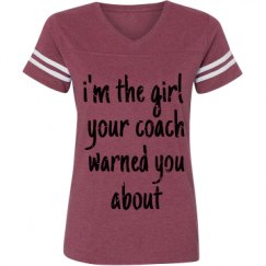 Ladies Relaxed Fit Vintage Sports Tee