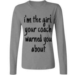 Ladies Relaxed Fit Basic Long Sleeve Tee