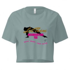 Ladies Festival Cali Crop Top Tee