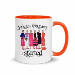 11oz Ceramic Mug with Color Inside