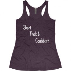 Ladies Slim Fit Super Soft Racerback Triblend Tank