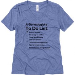 Ladies Relaxed Fit Super Soft Triblend V-Neck Tee