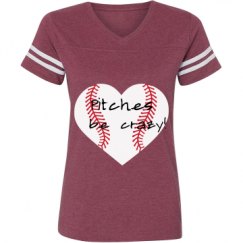 Ladies Relaxed Fit Vintage Sports Tee