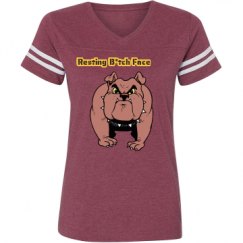 Ladies Relaxed Fit Vintage Sports Tee