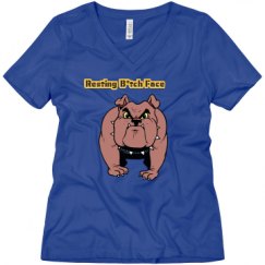 Ladies Relaxed Fit V-Neck Tee