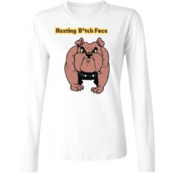 Ladies Relaxed Fit Basic Long Sleeve Tee