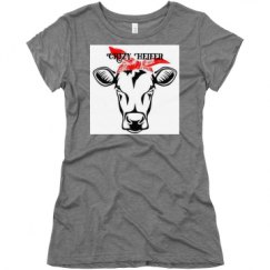 Ladies Slim Fit Super Soft Triblend Tee