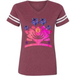 Ladies Relaxed Fit Vintage Sports Tee