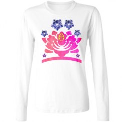 Ladies Relaxed Fit Basic Long Sleeve Tee
