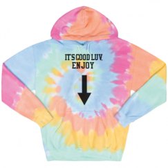 Unisex Tie-Dye Fleece Hoodie