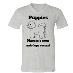 Unisex V-Neck Jersey Tee