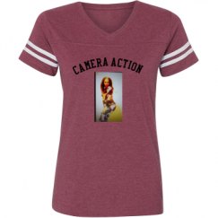 Ladies Relaxed Fit Vintage Sports Tee