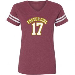 Ladies Relaxed Fit Vintage Sports Tee