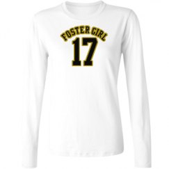 Ladies Relaxed Fit Basic Long Sleeve Tee