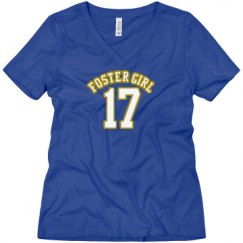 Ladies Relaxed Fit V-Neck Tee