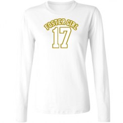 Ladies Relaxed Fit Basic Long Sleeve Tee