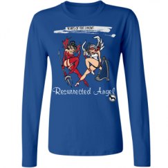 Ladies Relaxed Fit Basic Long Sleeve Tee