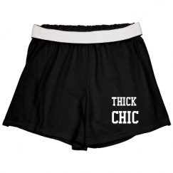 Slim Fit Cheer Shorts